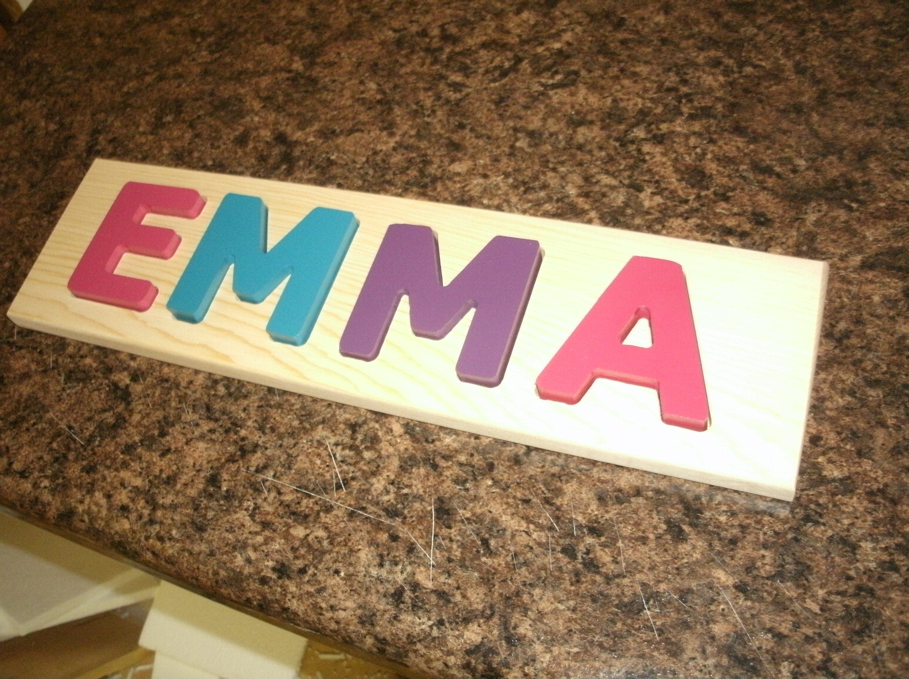 Name Puzzle, Customized Name puzzle, Wooden name puzzle, Personalized Name Puzzle, Child's Name Puzzle, Educational name puzzle