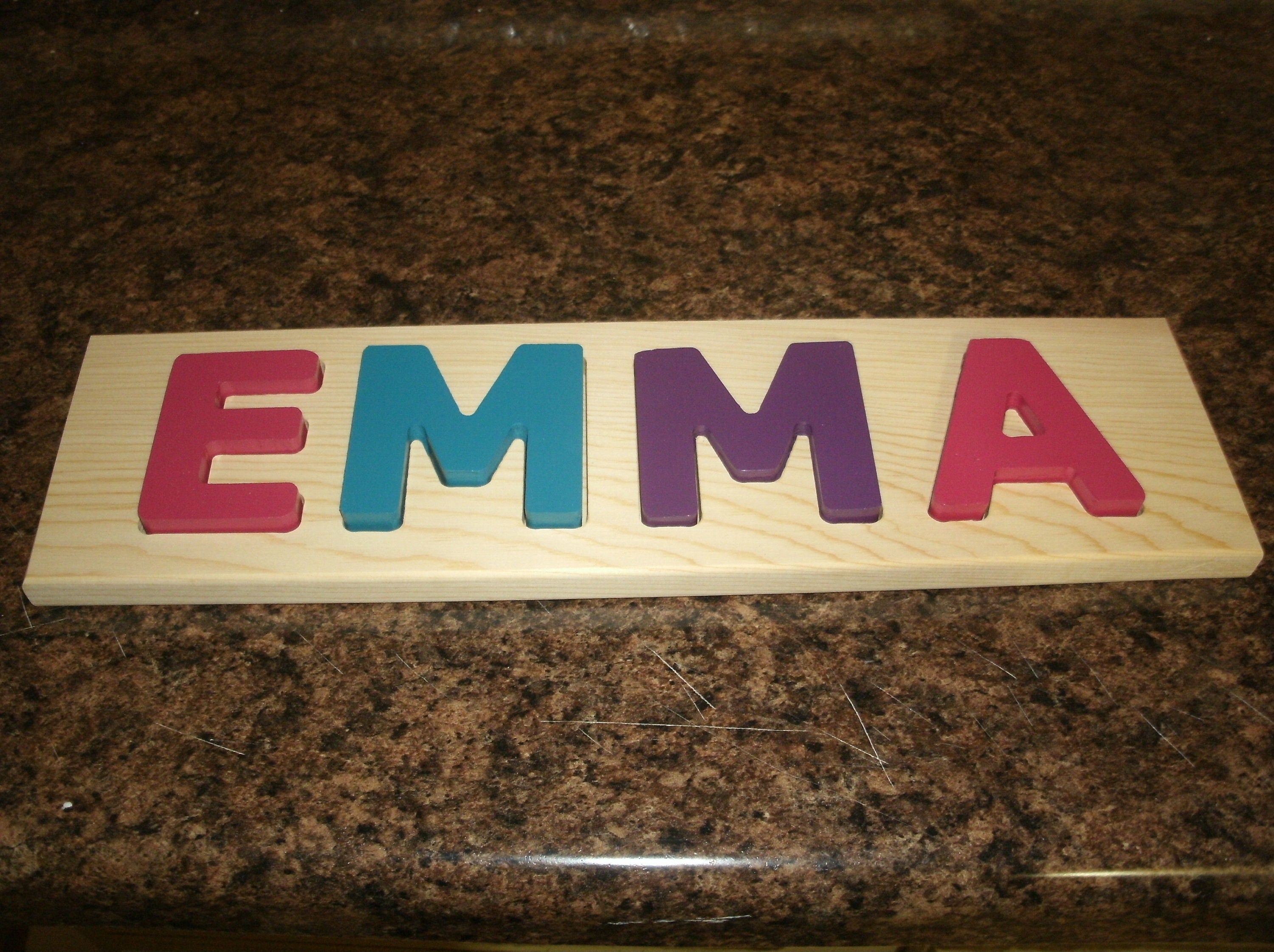 Name Puzzle, Customized Name puzzle, Wooden name puzzle, Personalized Name Puzzle, Child's Name Puzzle, Educational name puzzle