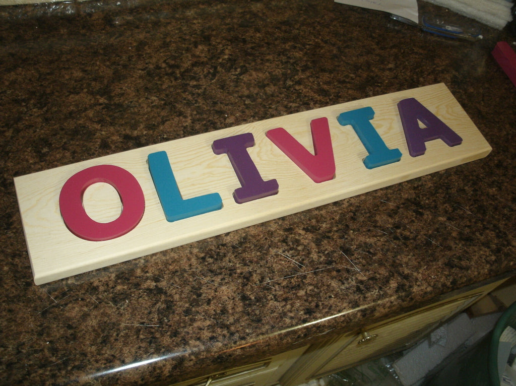 Name Puzzle, Customized Name puzzle, Wooden name puzzle, Personalized Name Puzzle, Child's Name Puzzle, Educational name puzzle
