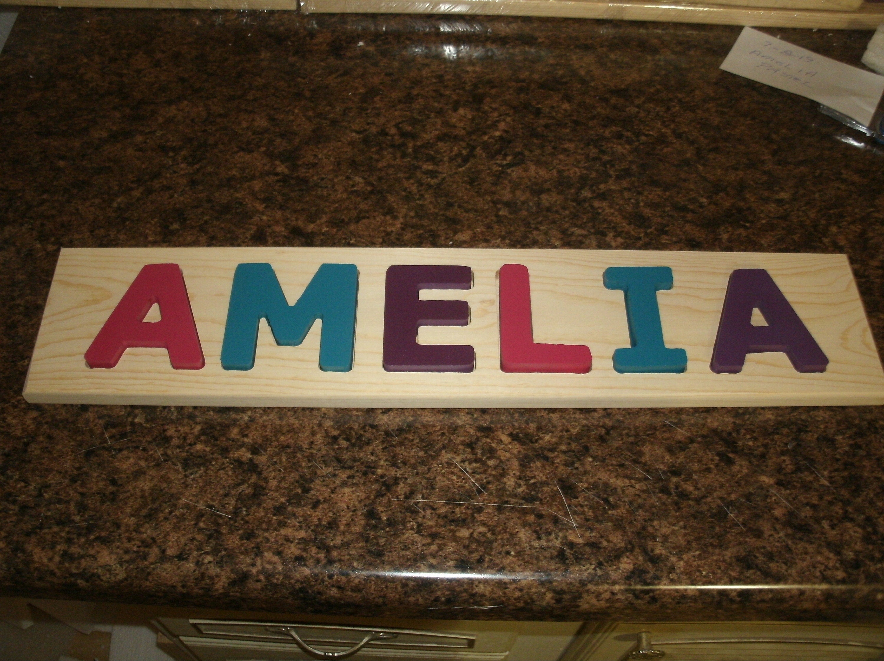 Name Puzzle, Customized Name puzzle, Wooden name puzzle, Personalized Name Puzzle, Child's Name Puzzle, Educational name puzzle