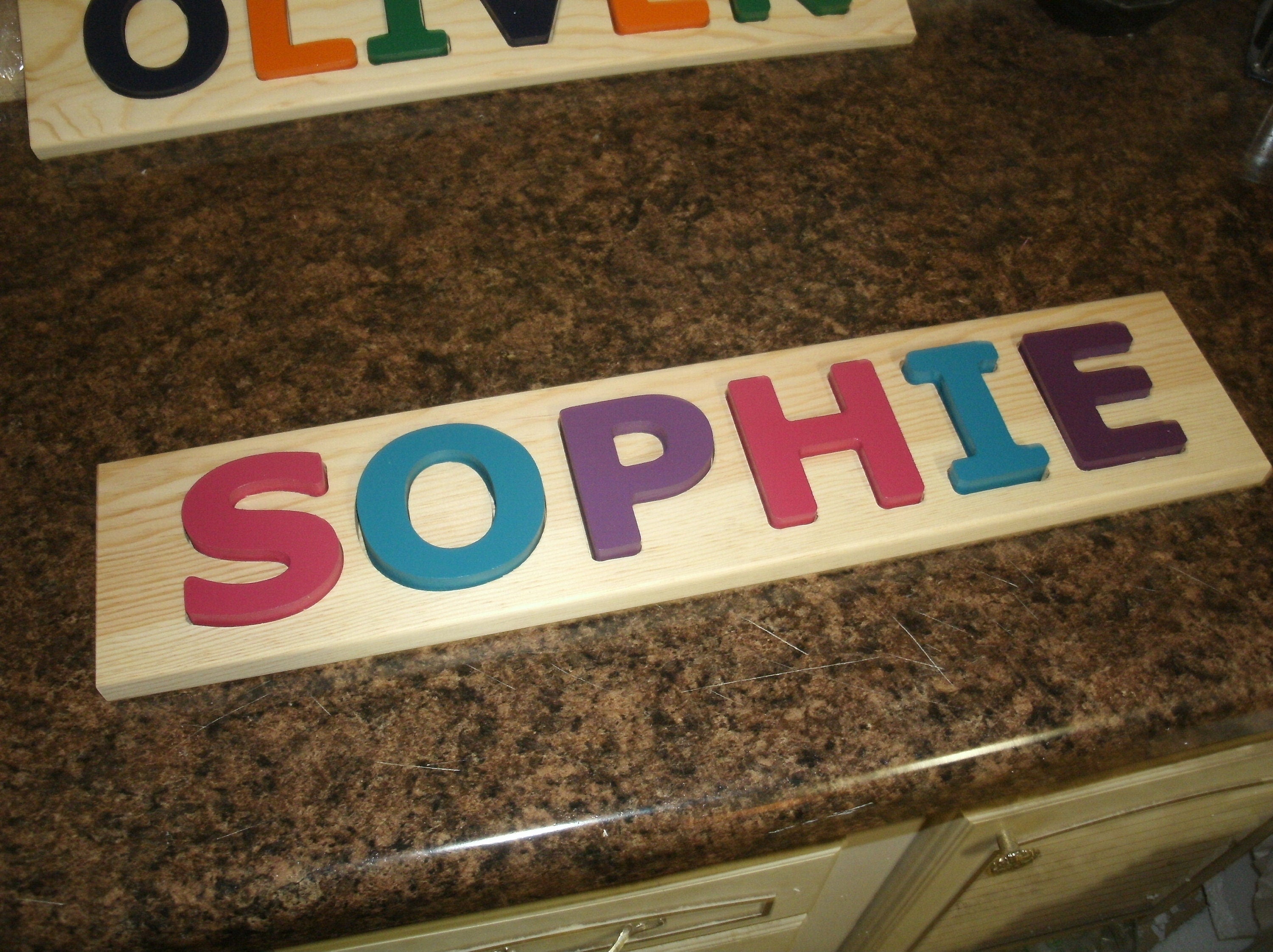Name Puzzle, Customized Name puzzle, Wooden name puzzle, Personalized Name Puzzle, Child's Name Puzzle, Educational name puzzle