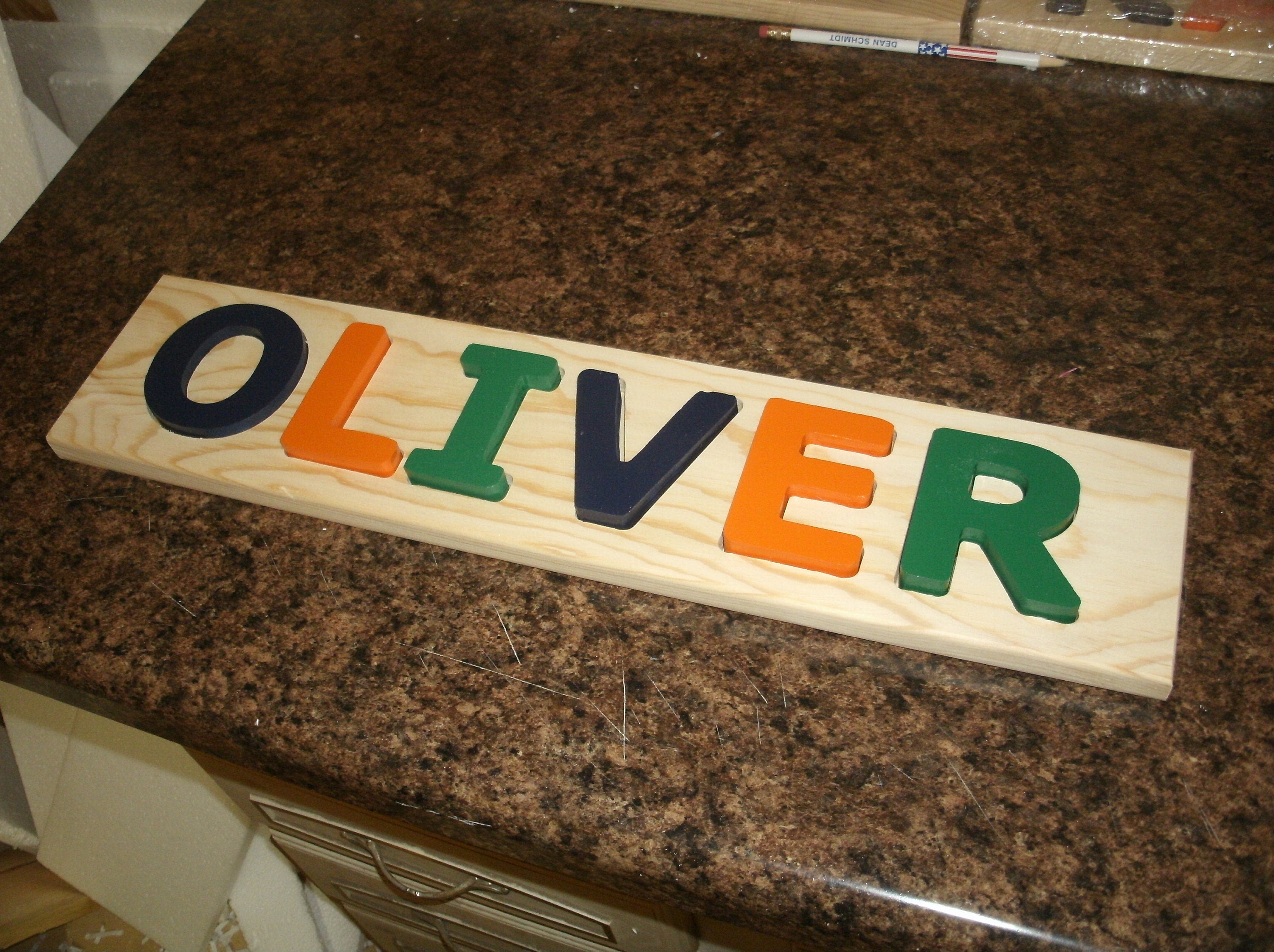 Name Puzzle, Customized Name puzzle, Wooden name puzzle, Personalized Name Puzzle, Child's Name Puzzle, Educational name puzzle