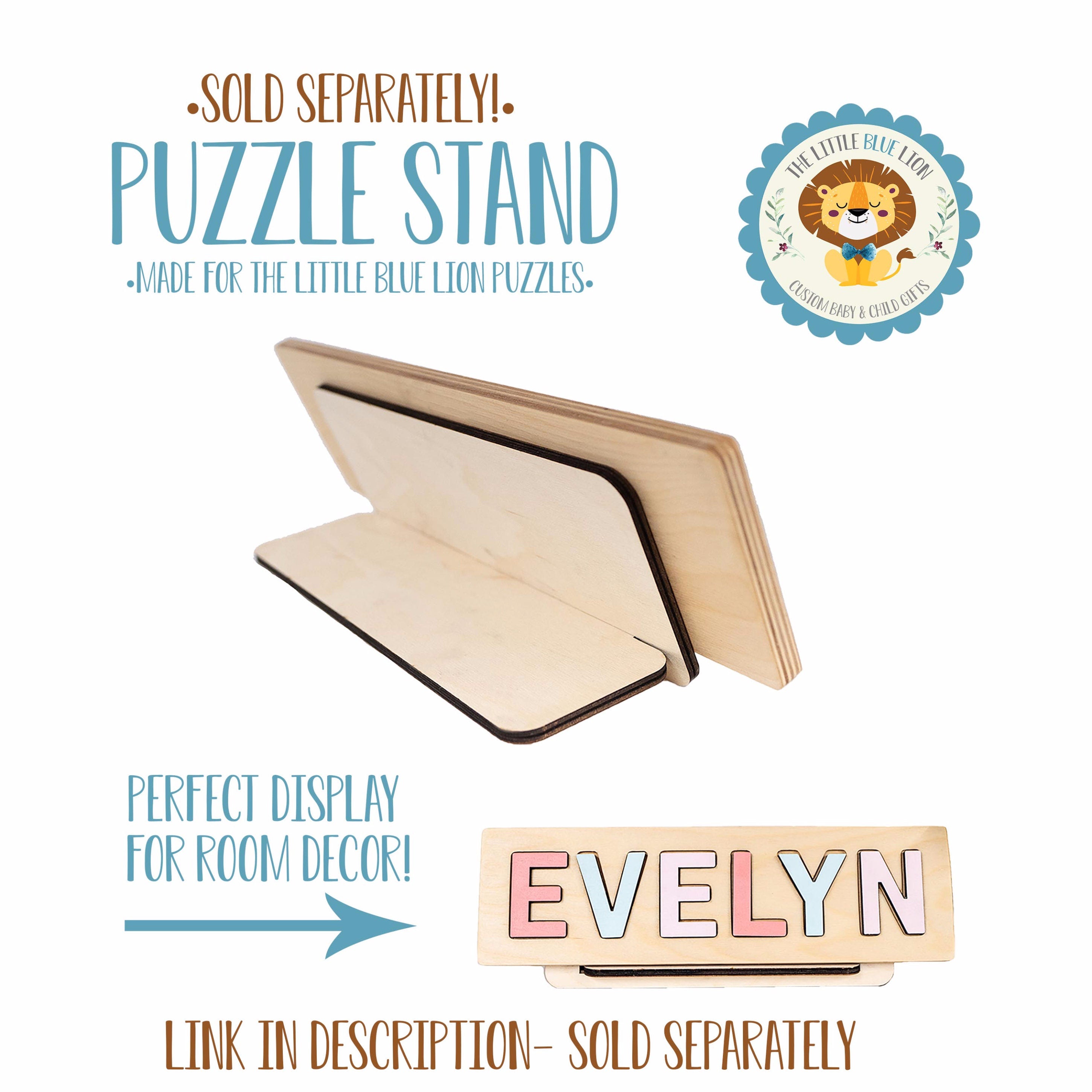 Wooden Name Puzzle, Primary Wood Name Puzzle, Personalized Toddler Puzzle, First Birthday Gift, Pastel Wooden Puzzle, Easter Basket Gift