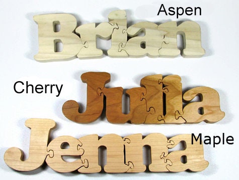 Wooden Name Puzzle, Personalized Gift, Custom Name Puzzle, Wooden Letter Puzzle, Newborn Baby Gift, Nursery Decor