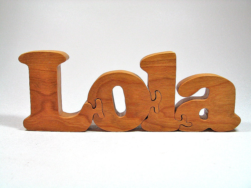 Wooden Name Puzzle, Personalized Gift, Custom Name Puzzle, Wooden Letter Puzzle, Newborn Baby Gift, Nursery Decor
