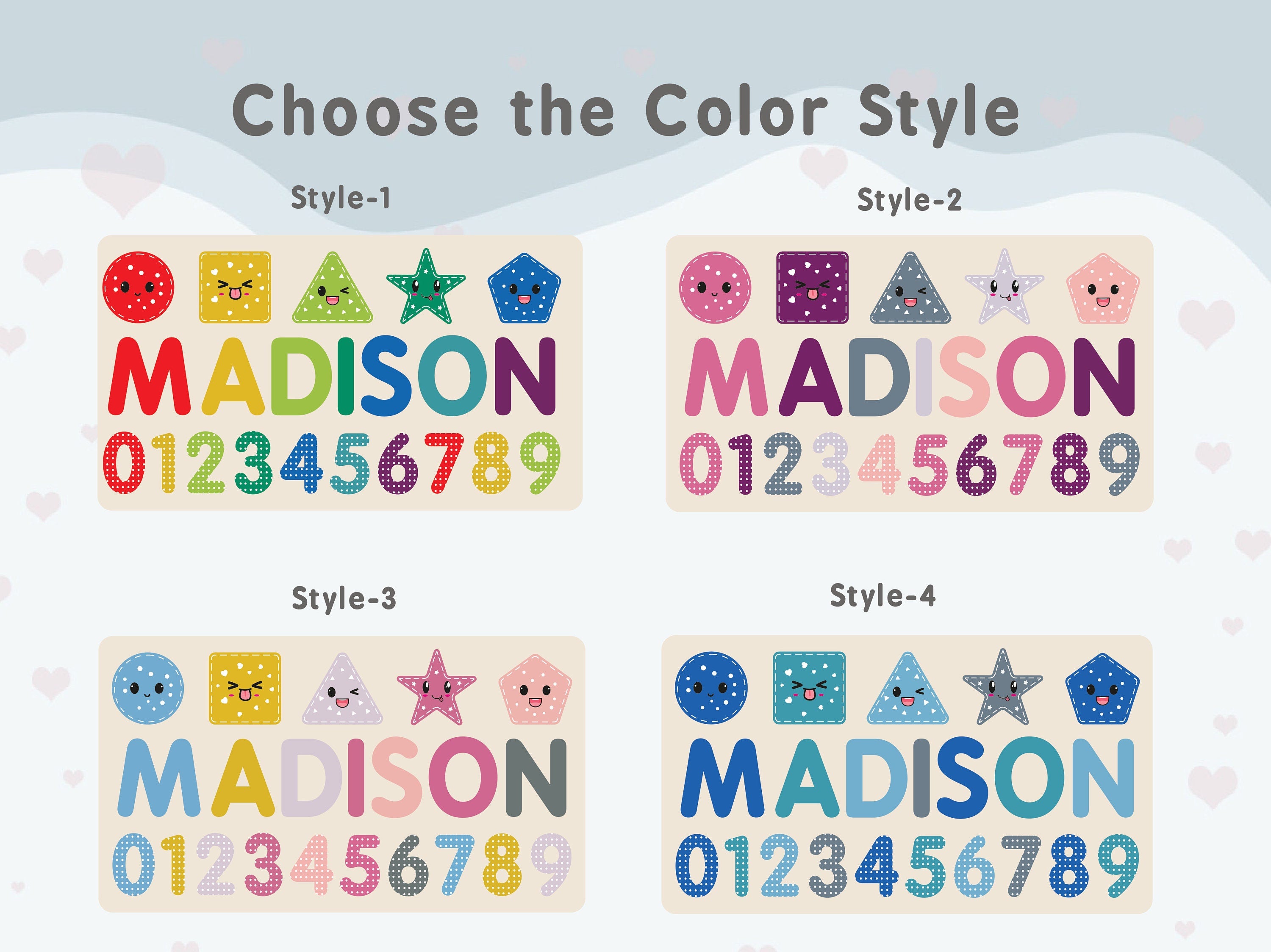 Personalized Name Puzzle W/Numbers | New Christmas Gifts for Kids Wooden Toys Baby Shower Custom Toddler Toys First Birthday 1st Baby Gift