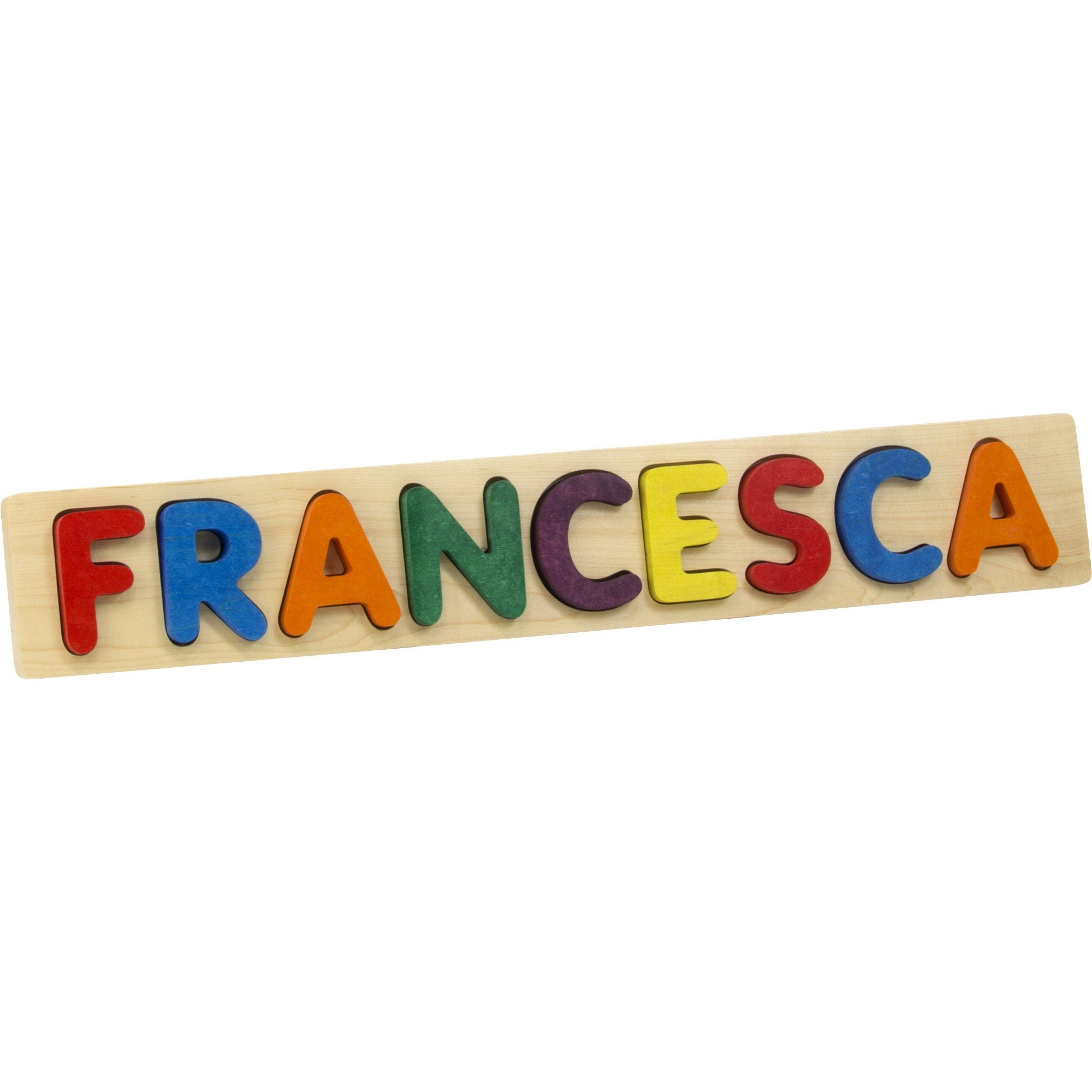 Solid Wood Name Puzzle Up to 12 Letters
