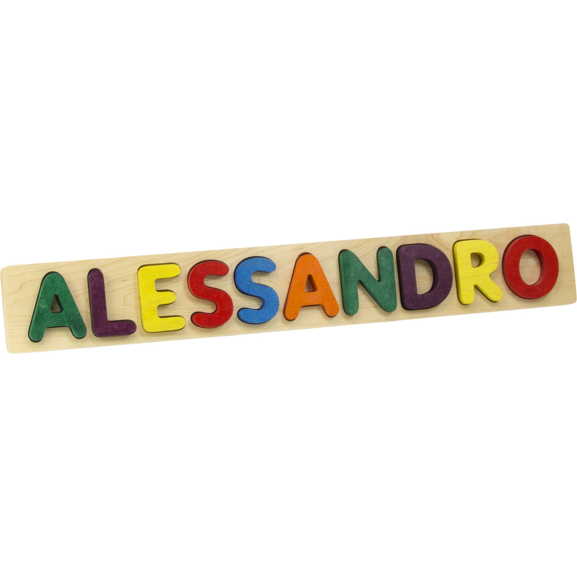 Solid Wood Name Puzzle Up to 12 Letters