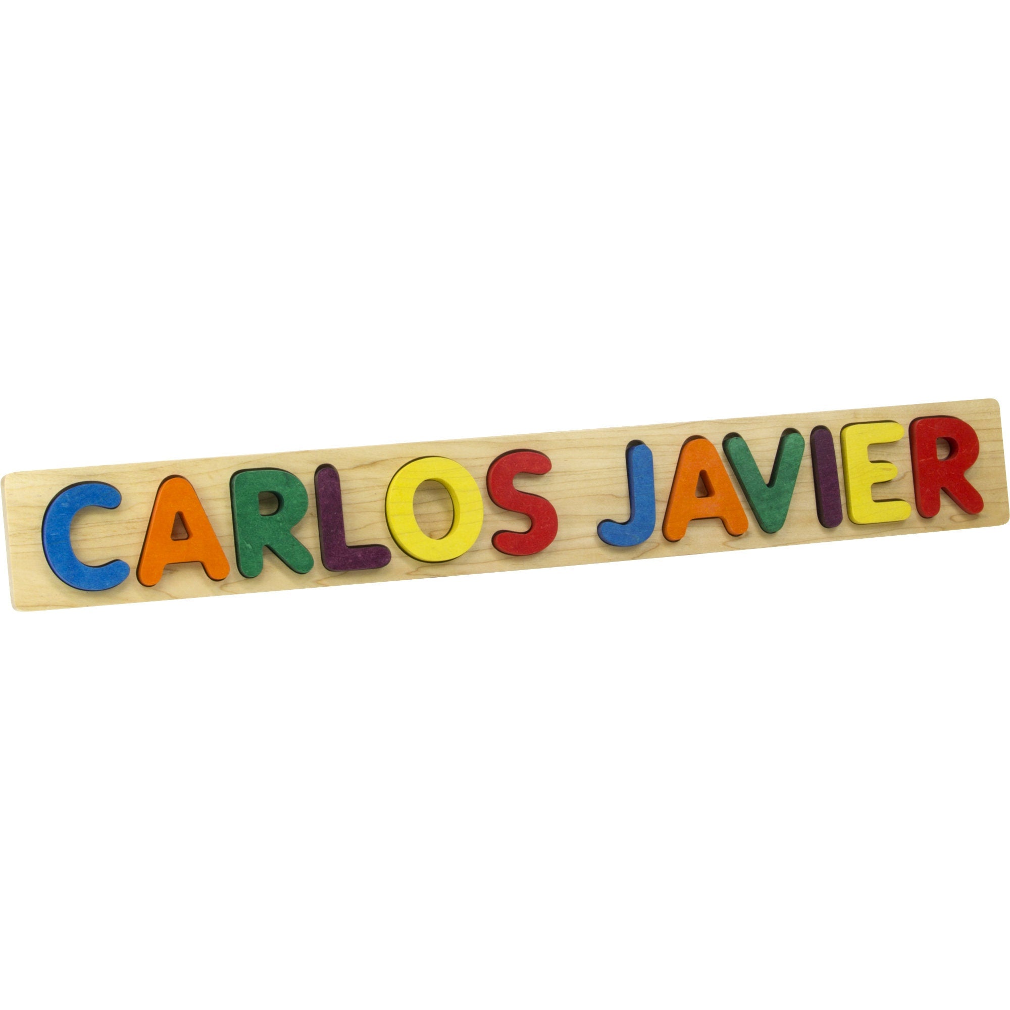 Solid Wood Name Puzzle Up to 12 Letters