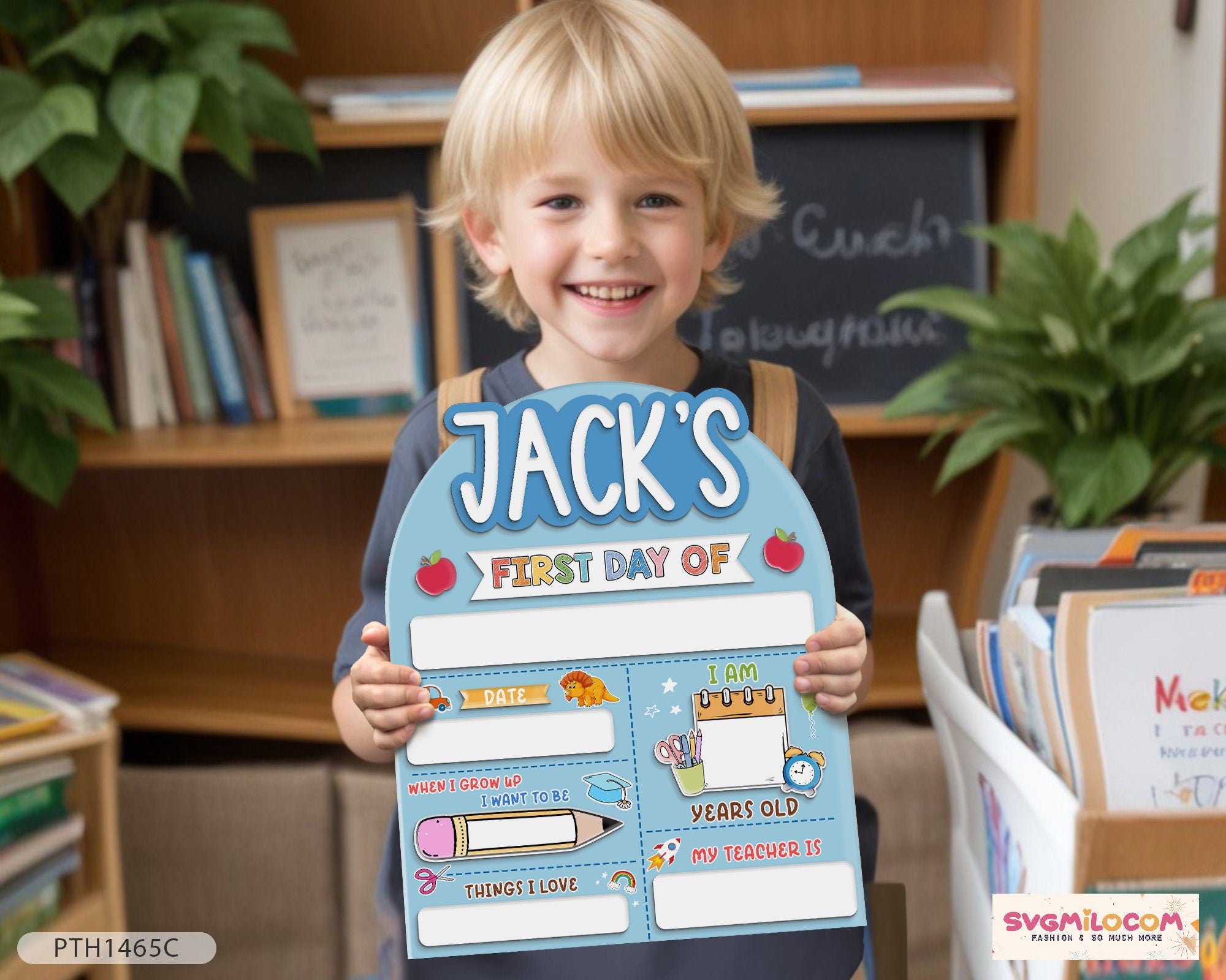 Customized First And Last Day School Sign