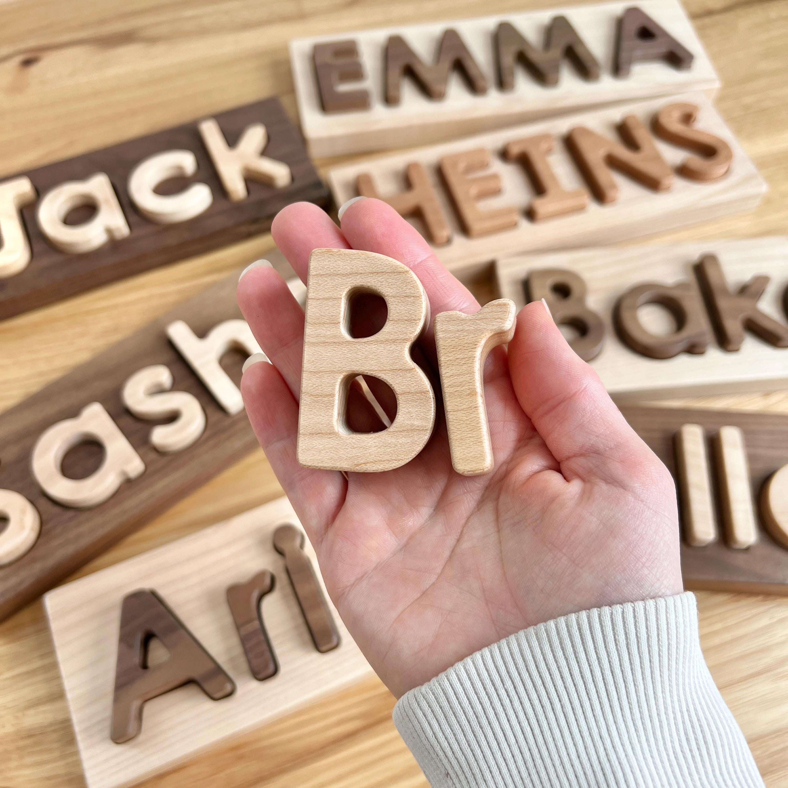 Wood Custom Name Puzzle "From Jennifer"