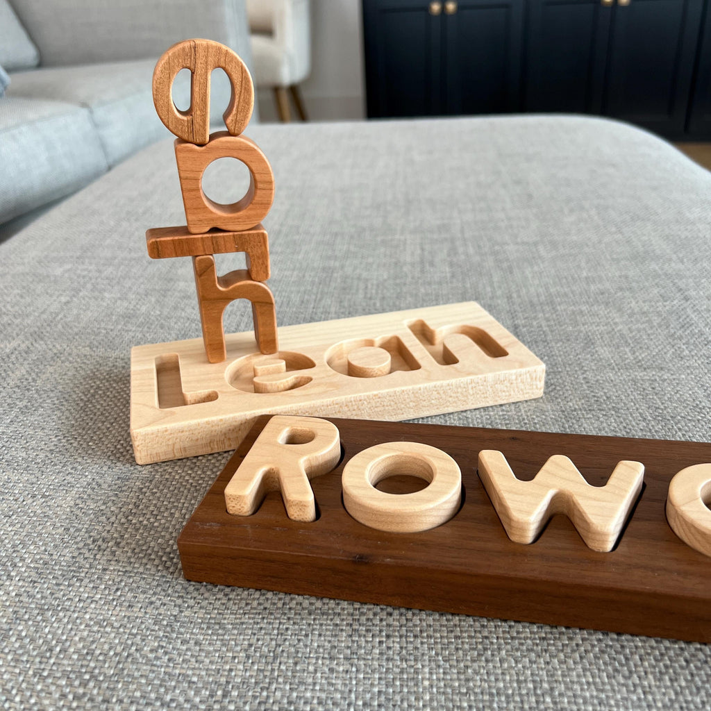 Wood Custom Name Puzzle "From Jennifer"