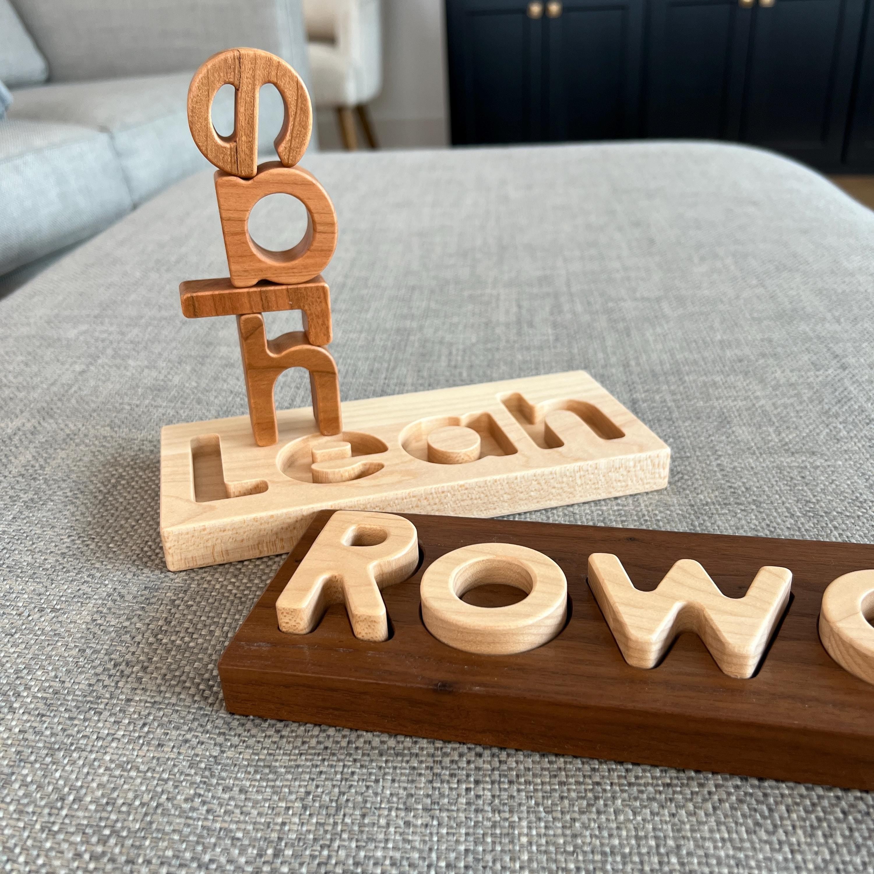 Wood Custom Name Puzzle "From Jennifer"