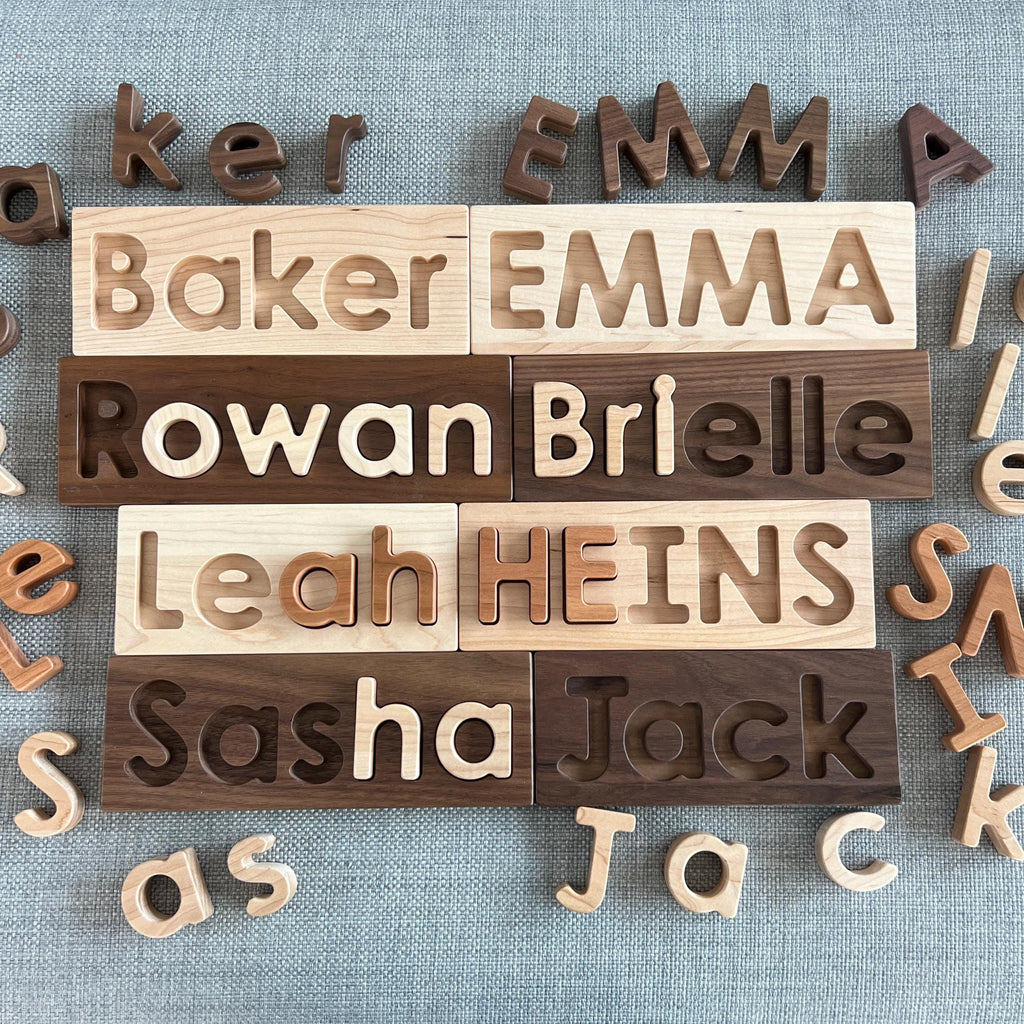 Wood Custom Name Puzzle "From Jennifer"