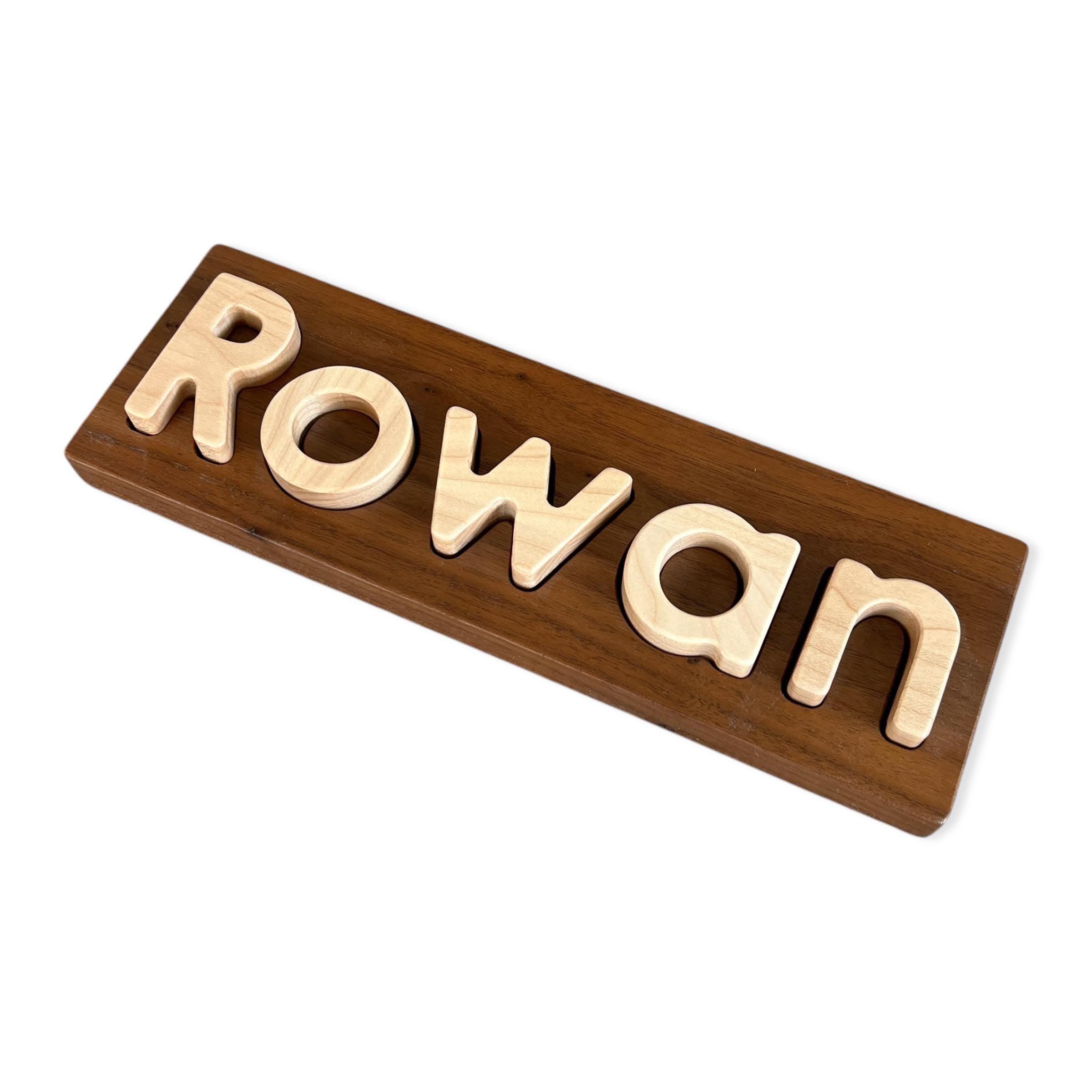 Wood Custom Name Puzzle "From Jennifer"