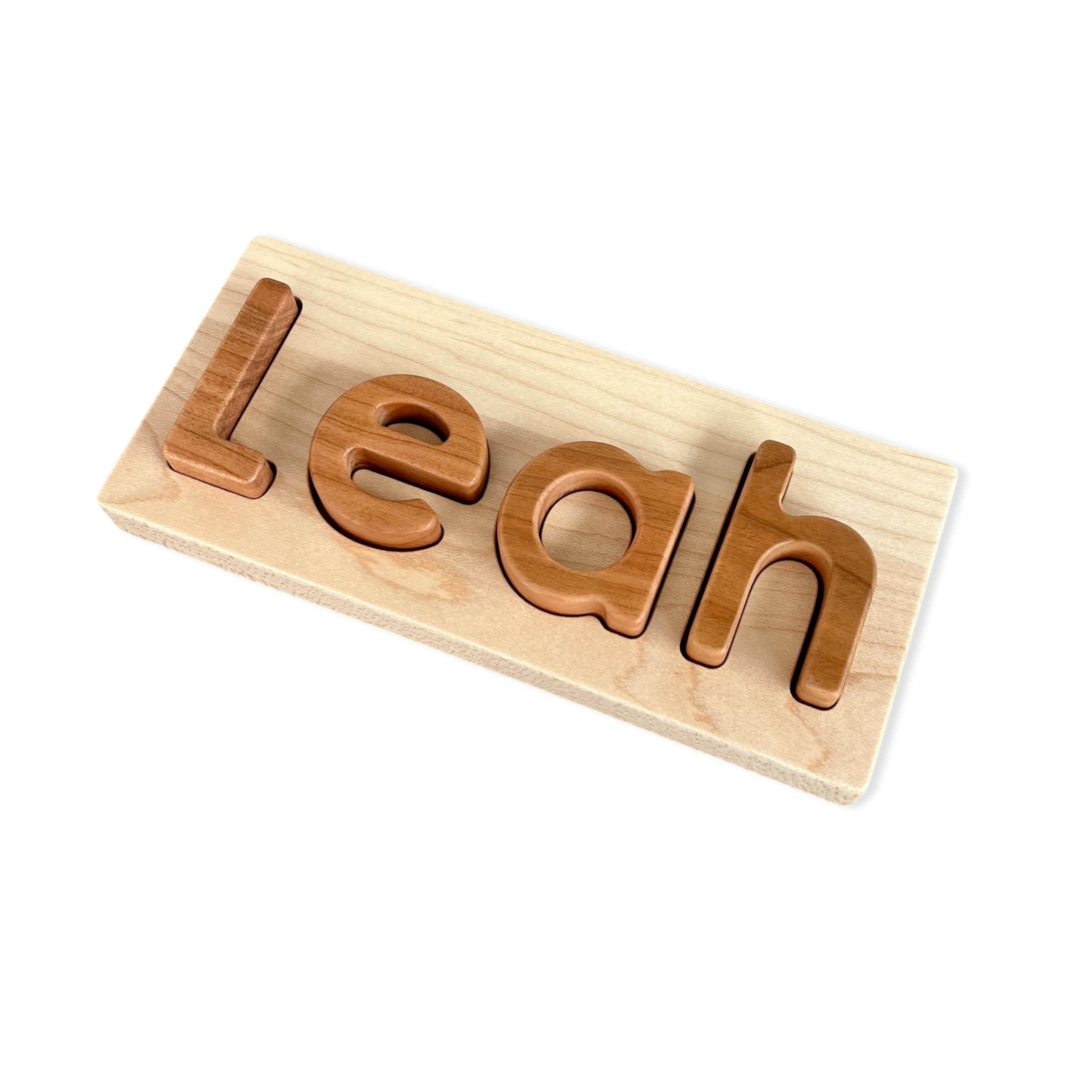 Wood Custom Name Puzzle "From Jennifer"