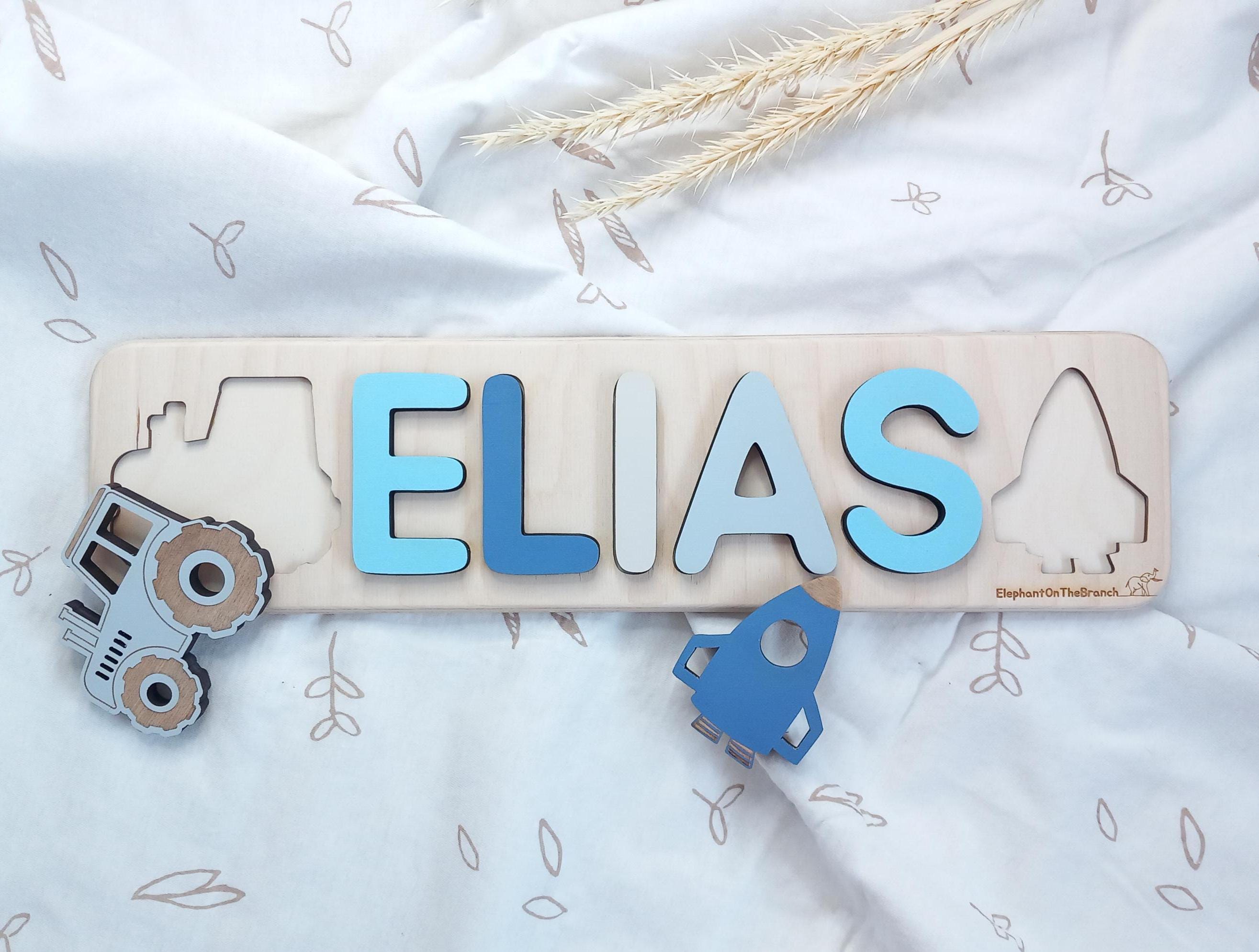 Personalized Name Puzzle, Toys for Toddler, New Baby Gift, First Birthday Gift, Baby Shower Gift