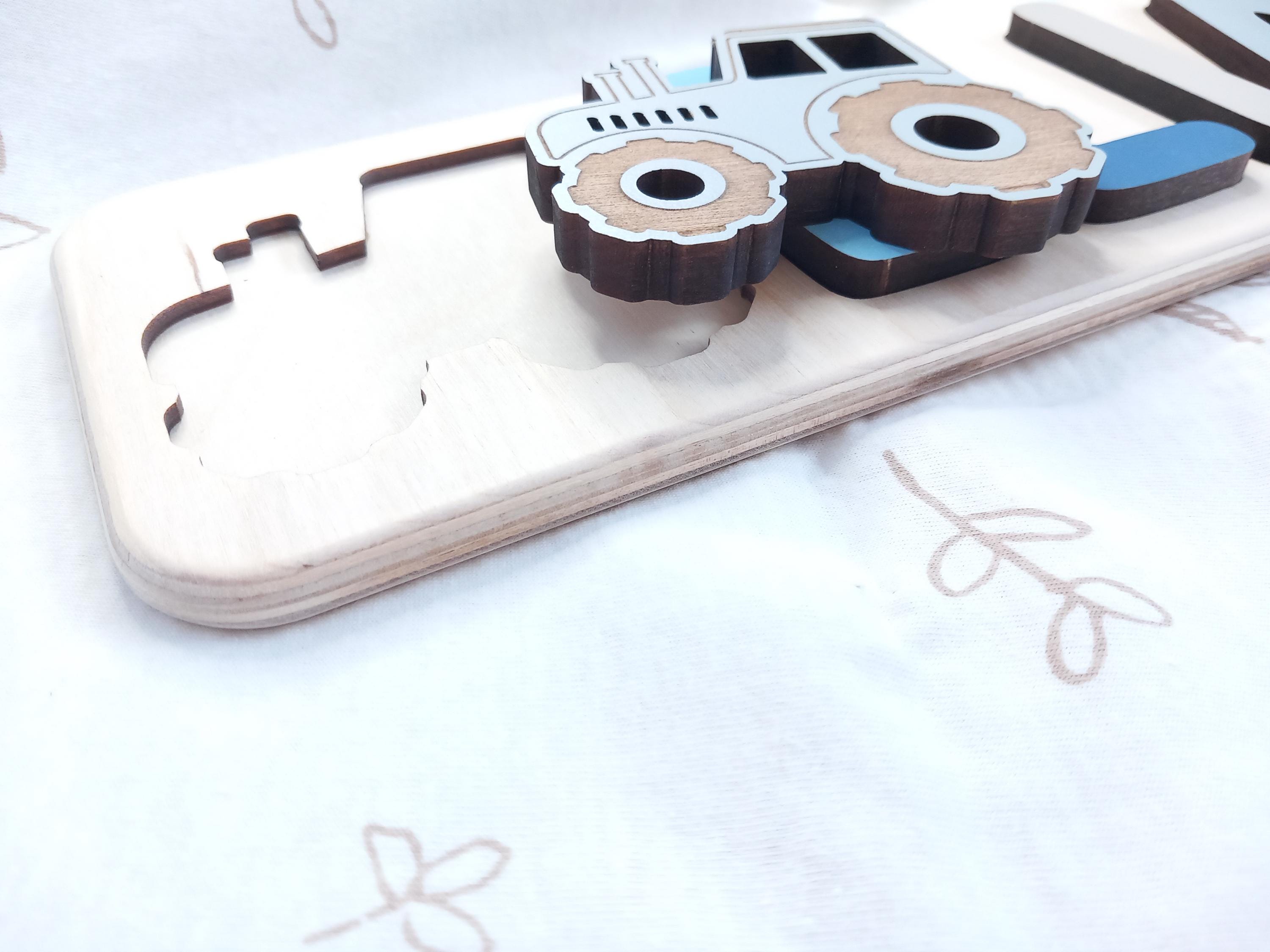 Personalized Name Puzzle, Toys for Toddler, New Baby Gift, First Birthday Gift, Baby Shower Gift