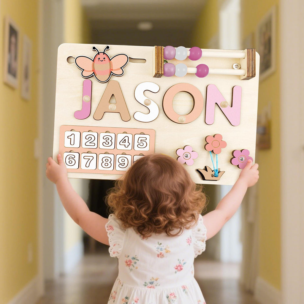 Custom Handmade Name Puzzle, Personalized Birthday Gift for Kids, baby first Christmas, 1st Birthday Gift Gift, Wood Toy